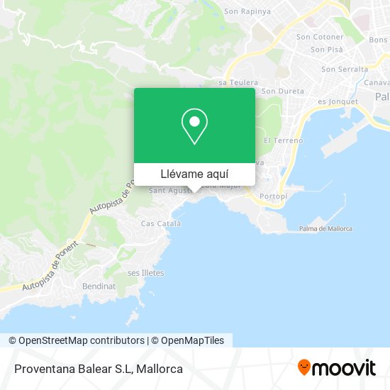 Mapa Proventana Balear S.L