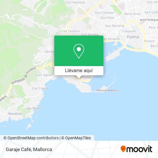 Mapa Garaje Café