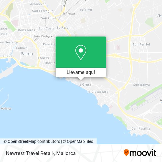 Mapa Newrest Travel Retail-