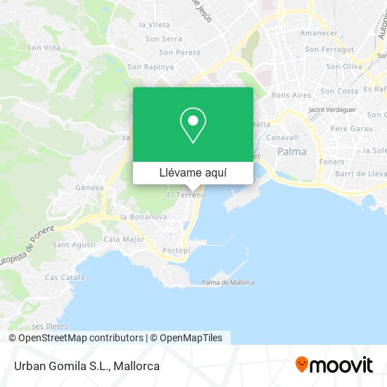Mapa Urban Gomila S.L.