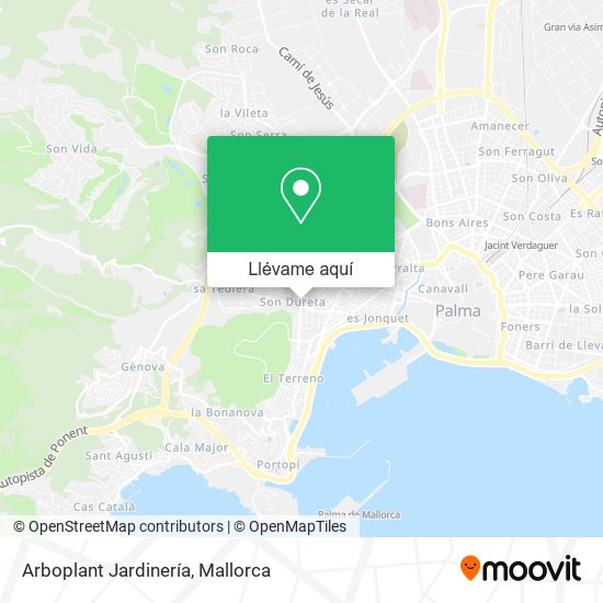 Mapa Arboplant Jardinería