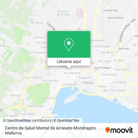 Mapa Centro de Salud Mental de Arrasate-Mondragón