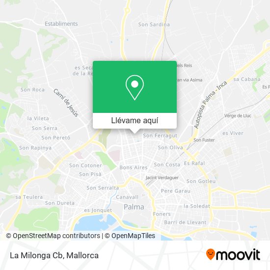 Mapa La Milonga Cb