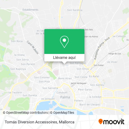 Mapa Tomás Diversion Accessoires