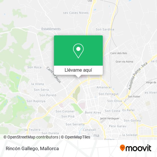 Mapa Rincón Gallego