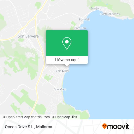 Mapa Ocean Drive S.L.