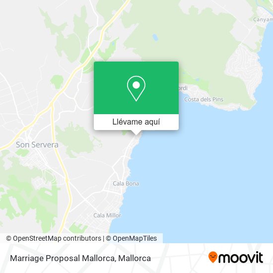 Mapa Marriage Proposal Mallorca