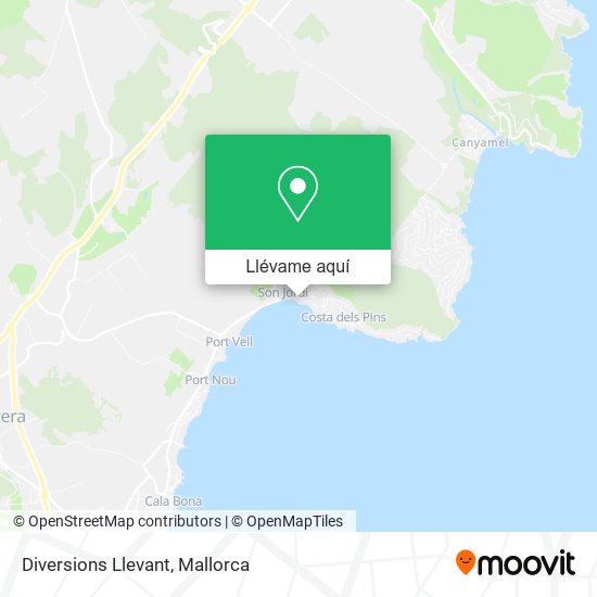 Mapa Diversions Llevant