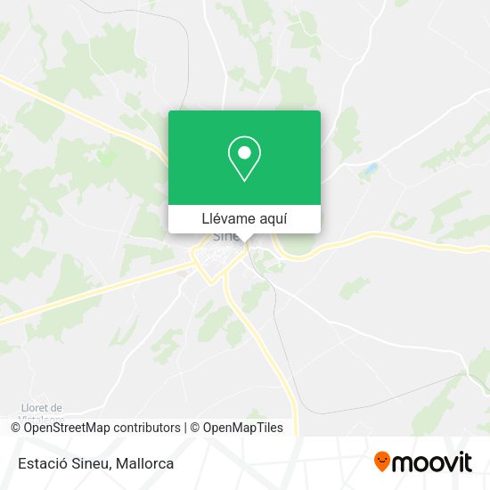 Mapa Estació Sineu