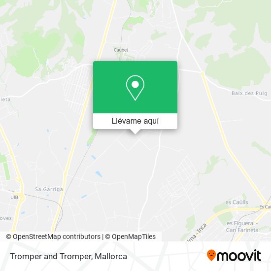 Mapa Tromper and Tromper