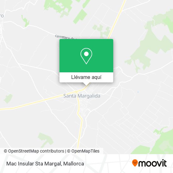 Mapa Mac Insular Sta Margal