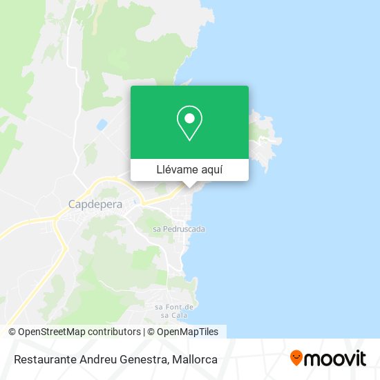 Mapa Restaurante Andreu Genestra