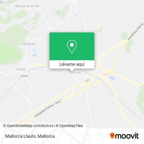 Mapa Mallorca Llauts