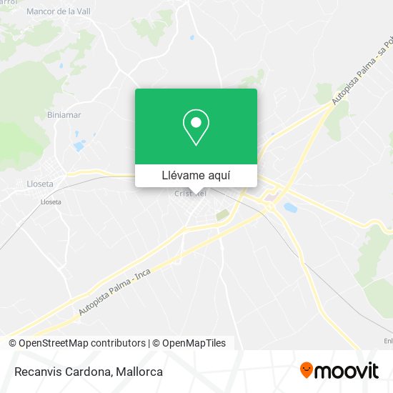 Mapa Recanvis Cardona
