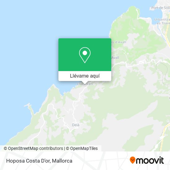 Mapa Hoposa Costa D'or
