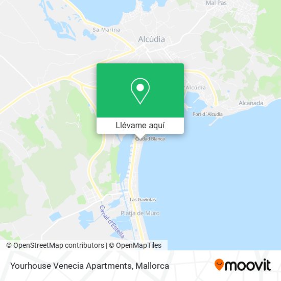 Mapa Yourhouse Venecia Apartments