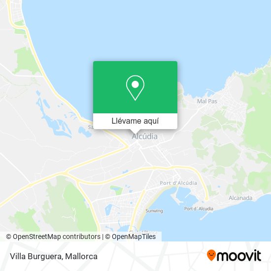 Mapa Villa Burguera