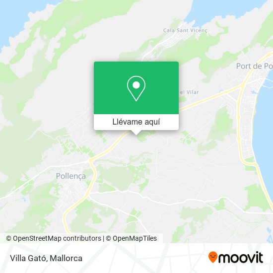 Mapa Villa Gató