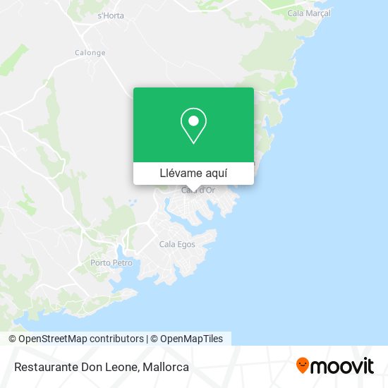 Mapa Restaurante Don Leone
