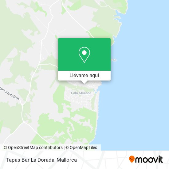 Mapa Tapas Bar La Dorada