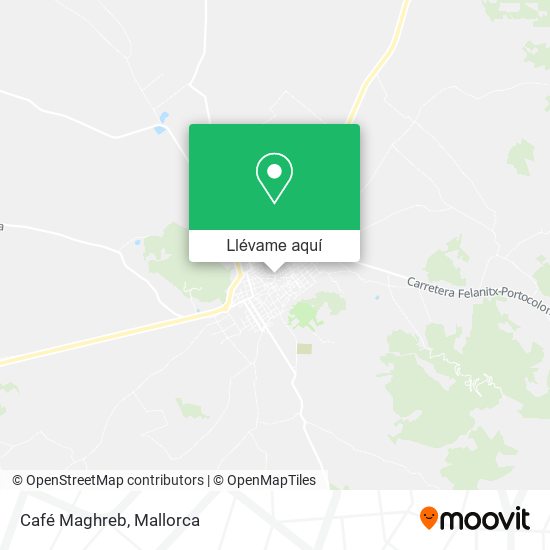 Mapa Café Maghreb
