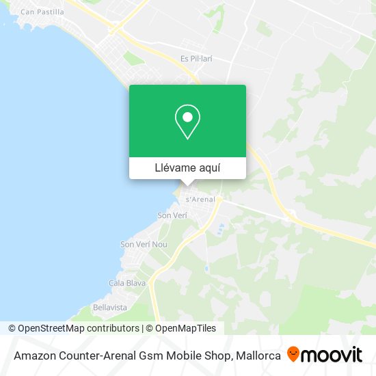 Mapa Amazon Counter-Arenal Gsm Mobile Shop