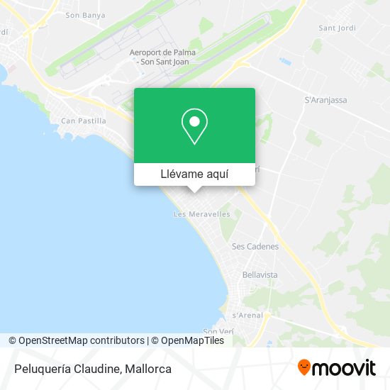 Mapa Peluquería Claudine