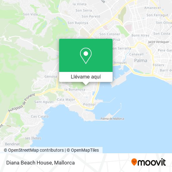 Mapa Diana Beach House