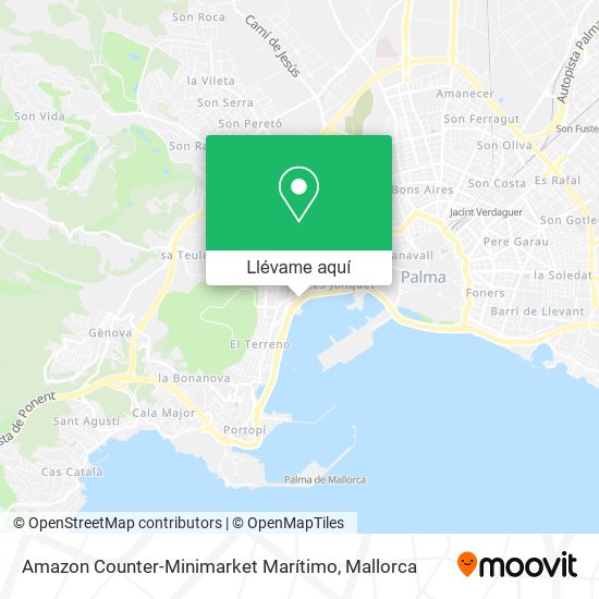 Mapa Amazon Counter-Minimarket Marítimo