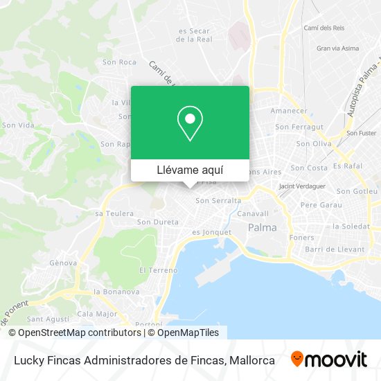 Mapa Lucky Fincas Administradores de Fincas