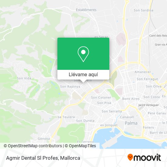 Mapa Agmir Dental Sl Profes