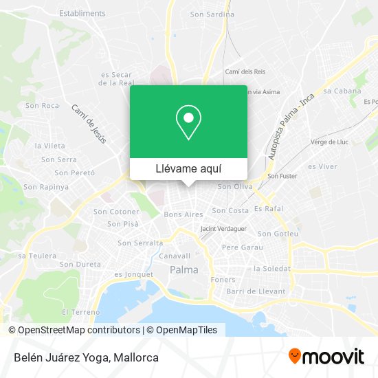 Mapa Belén Juárez Yoga