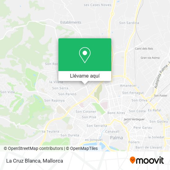 Mapa La Cruz Blanca