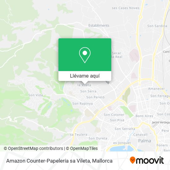 Mapa Amazon Counter-Papelería sa Vileta