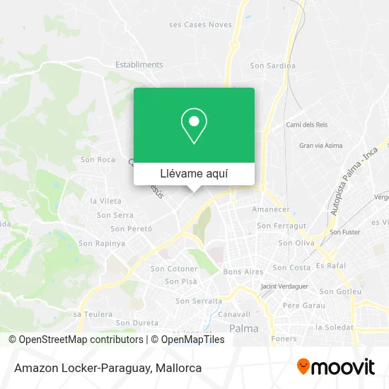 Mapa Amazon Locker-Paraguay