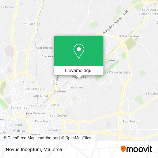 Mapa Novus Inceptum