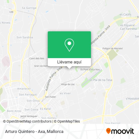 Mapa Arturo Quintero - Axa
