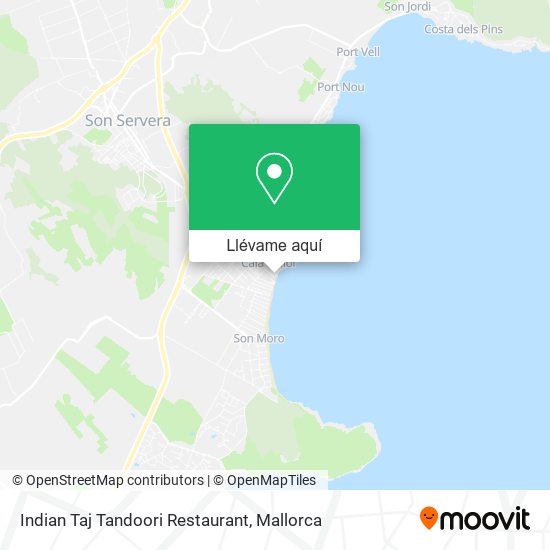Mapa Indian Taj Tandoori Restaurant