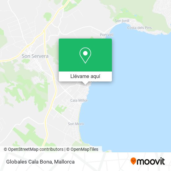 Mapa Globales Cala Bona