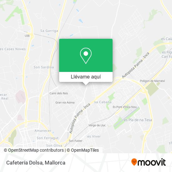 Mapa Cafetería Dolsa