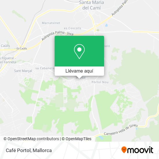 Mapa Café Portol
