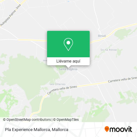 Mapa Pla Experience Mallorca