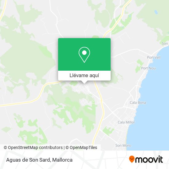 Mapa Aguas de Son Sard