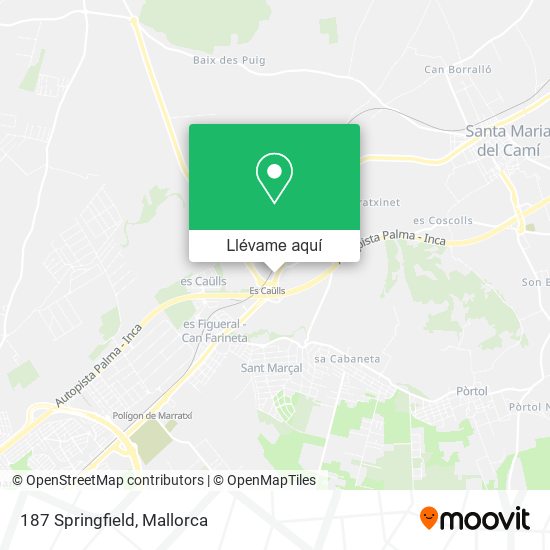Mapa 187 Springfield
