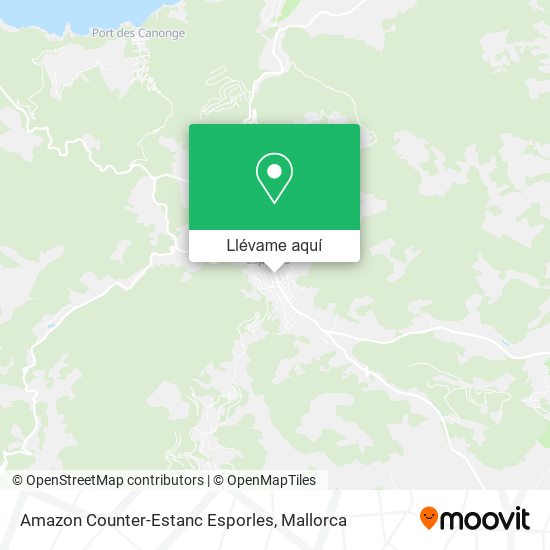Mapa Amazon Counter-Estanc Esporles