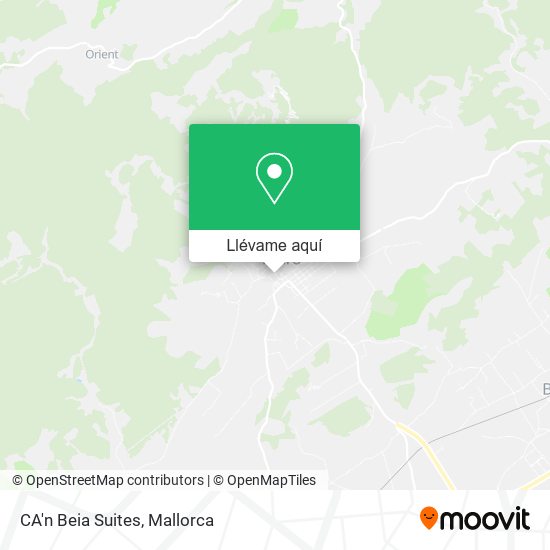 Mapa CA'n Beia Suites