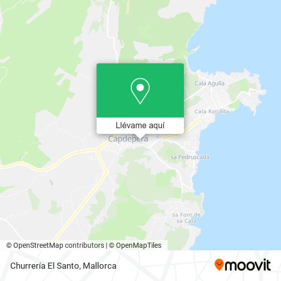 Mapa Churrería El Santo