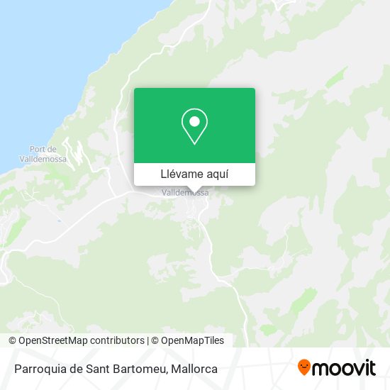 Mapa Parroquia de Sant Bartomeu