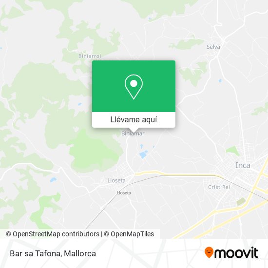 Mapa Bar sa Tafona