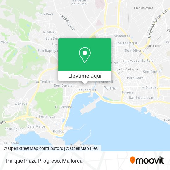 Mapa Parque Plaza Progreso